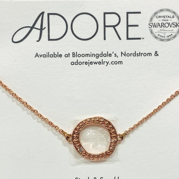 Adore Rose Gold Organic Circle Bracelet - New - Picture 3 of 7